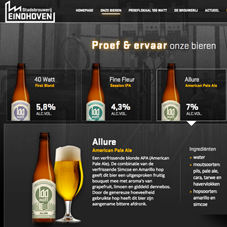 stadsbrouwerij-eindhoven webdesign - Third Floor Design portfolio