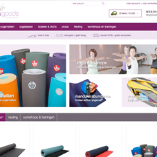 Yogagoods webdesign - Third Floor Design portfolio